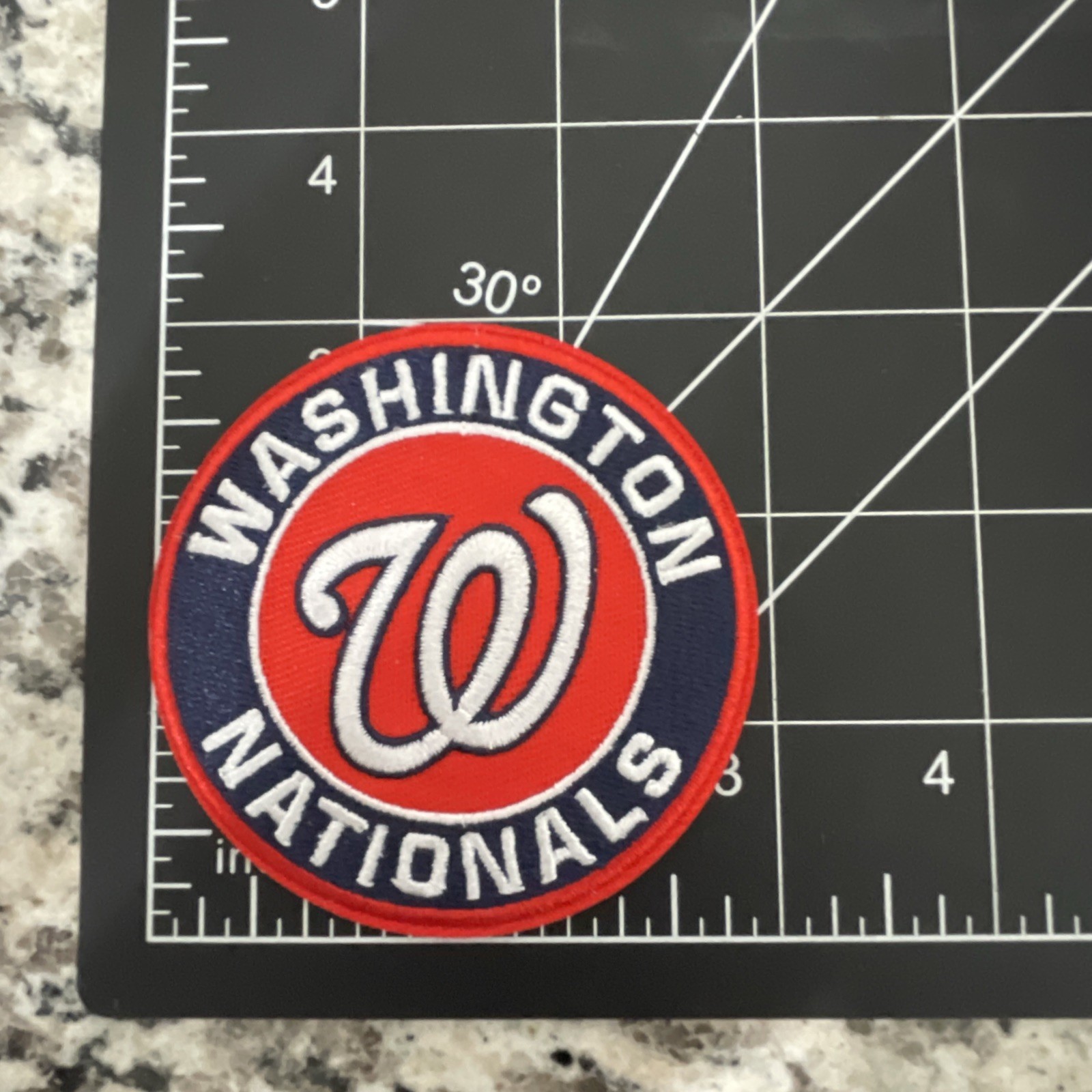 Washington Nationals Baseball Patch MLB Embroidered Iron/Sew On 3x3 Inch