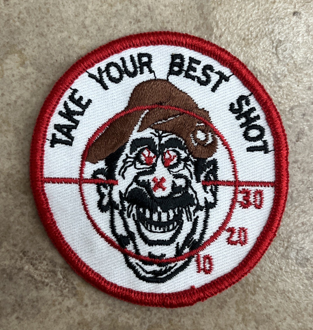 Original 1990 Desert Storm “Take Your Best Shot” Saddam Target 3” Patch