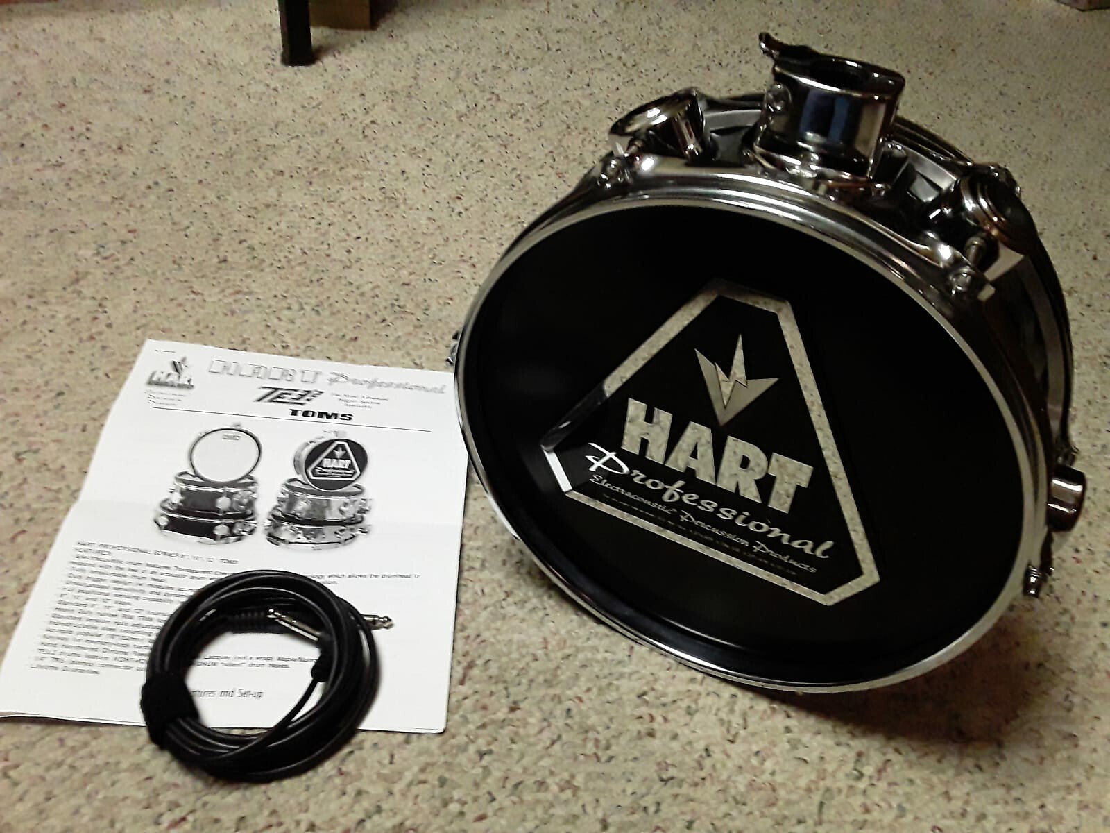 Hart Dynamics (TE 3.2) Drum Trigger Pad with Input Cable & Manual - *Never Used*