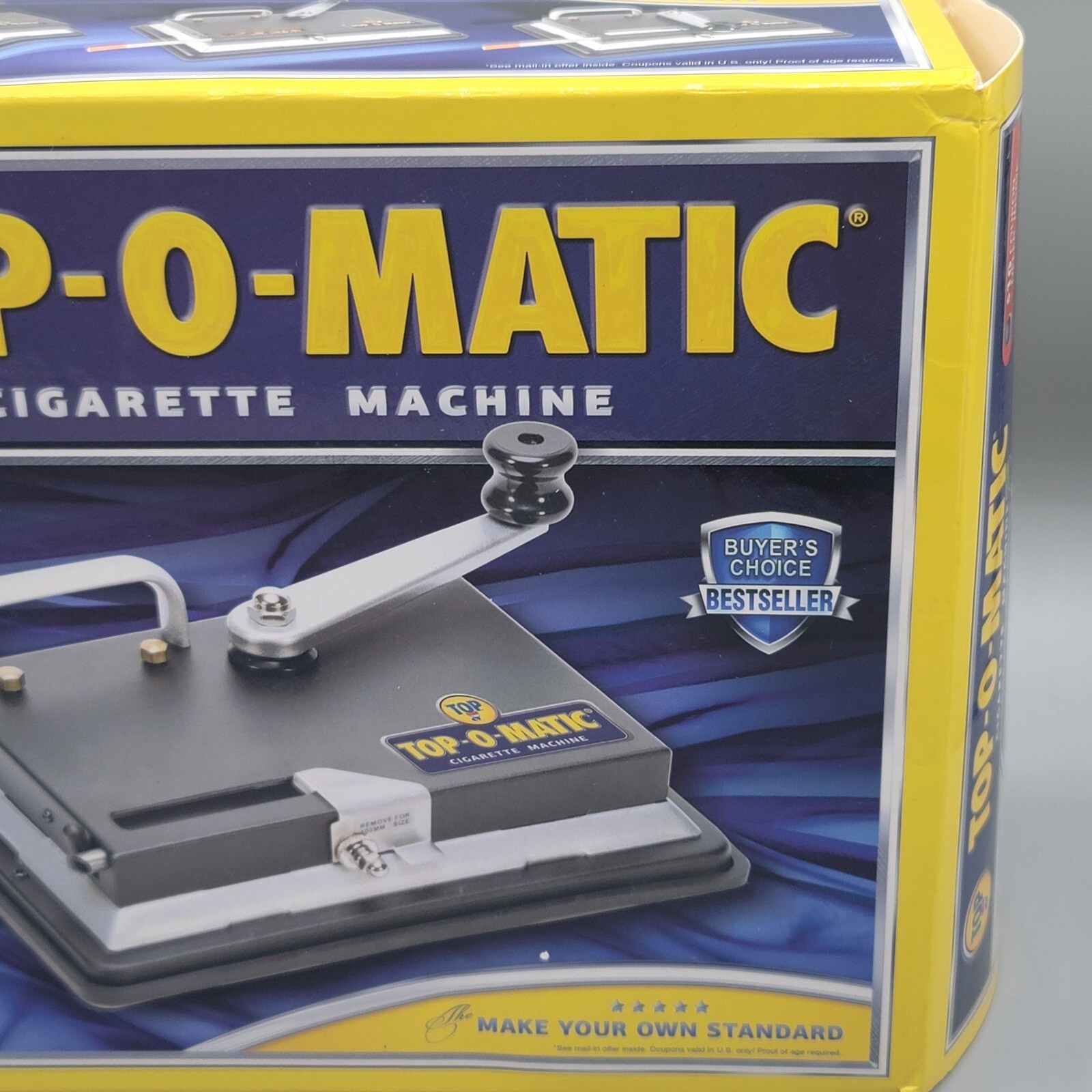TOP-O-Matic Cigarette Rolling Machine Makes King Size or 100mm In Box