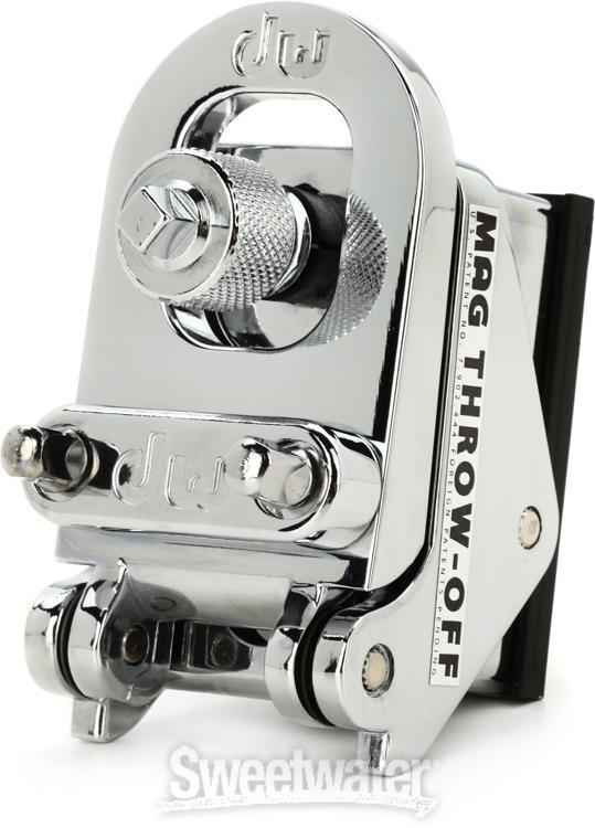 DW MAG Snare Drum Throw Off/Butt Plate Assembly - 5-position - Chrome