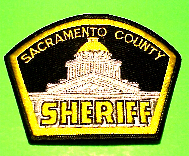 SACRAMENTO COUNTY  CALIFORNIA  CA  SHERIFF  SHOULDER  PATCH   FREE SHIPPING!!!