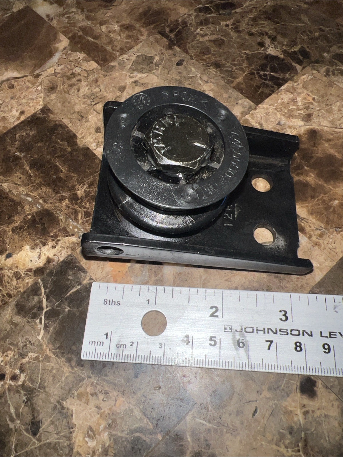LIFTMASTER FRONT BELT PULLEY 144C0050 And 12r411 BRACKET OEM Used
