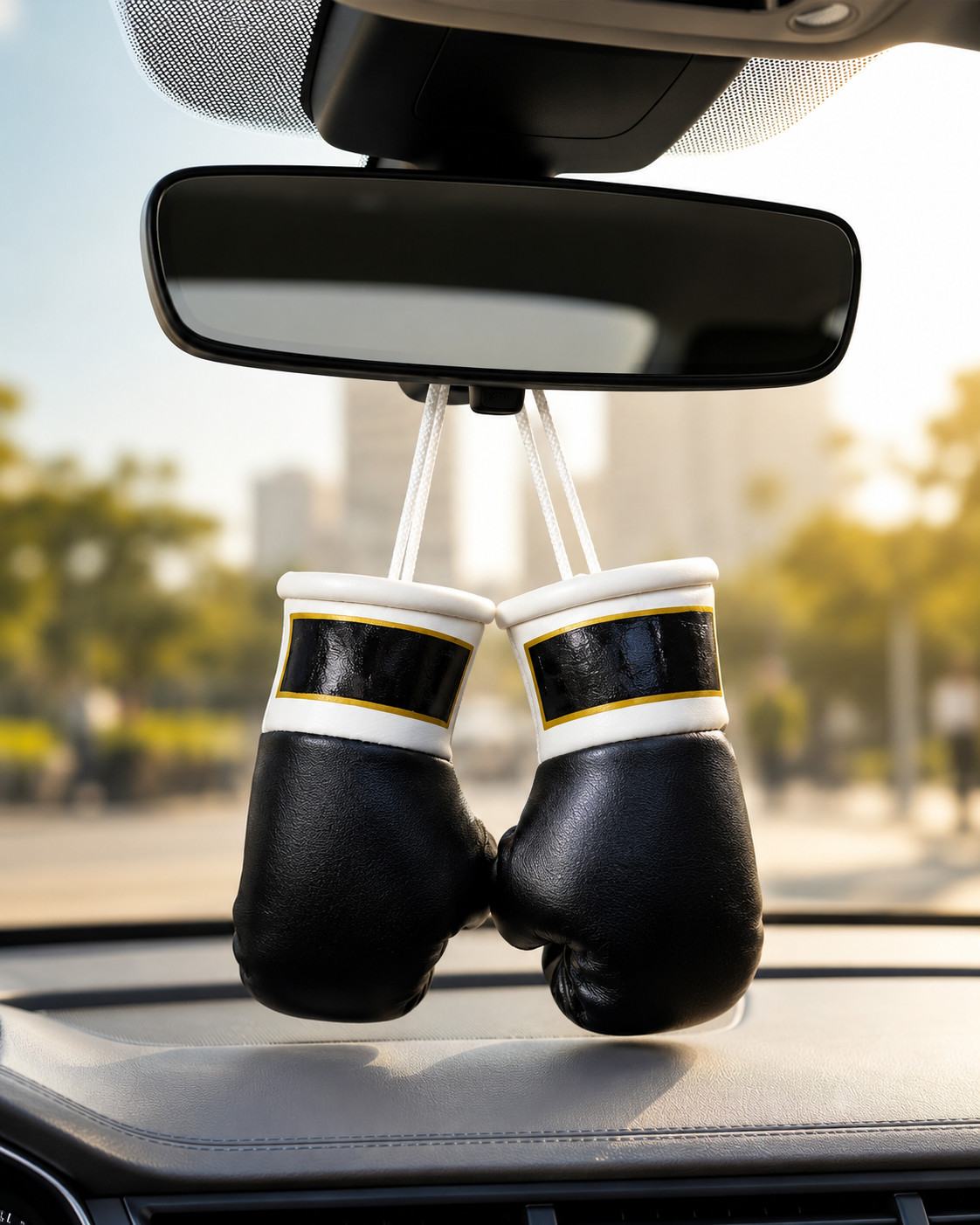 Mini Boxing Gloves Car Mirror Hanger Custom Logo Bulk 10 25 50 100 500 PCS