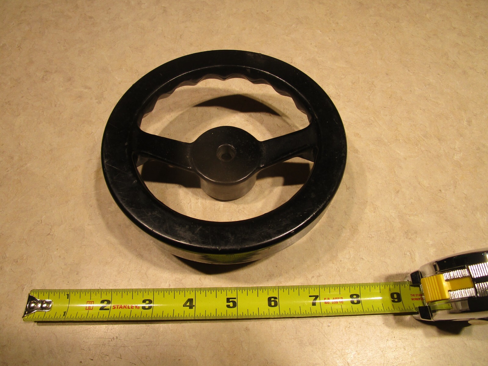 6" MACHINE ADJUSTMENT WHEEL, 1/2" BORE, S0111