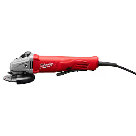 Milwaukee Tool 6142-30 11 Amp Corded 4-1/2" Small Angle Grinder W/Lock-On