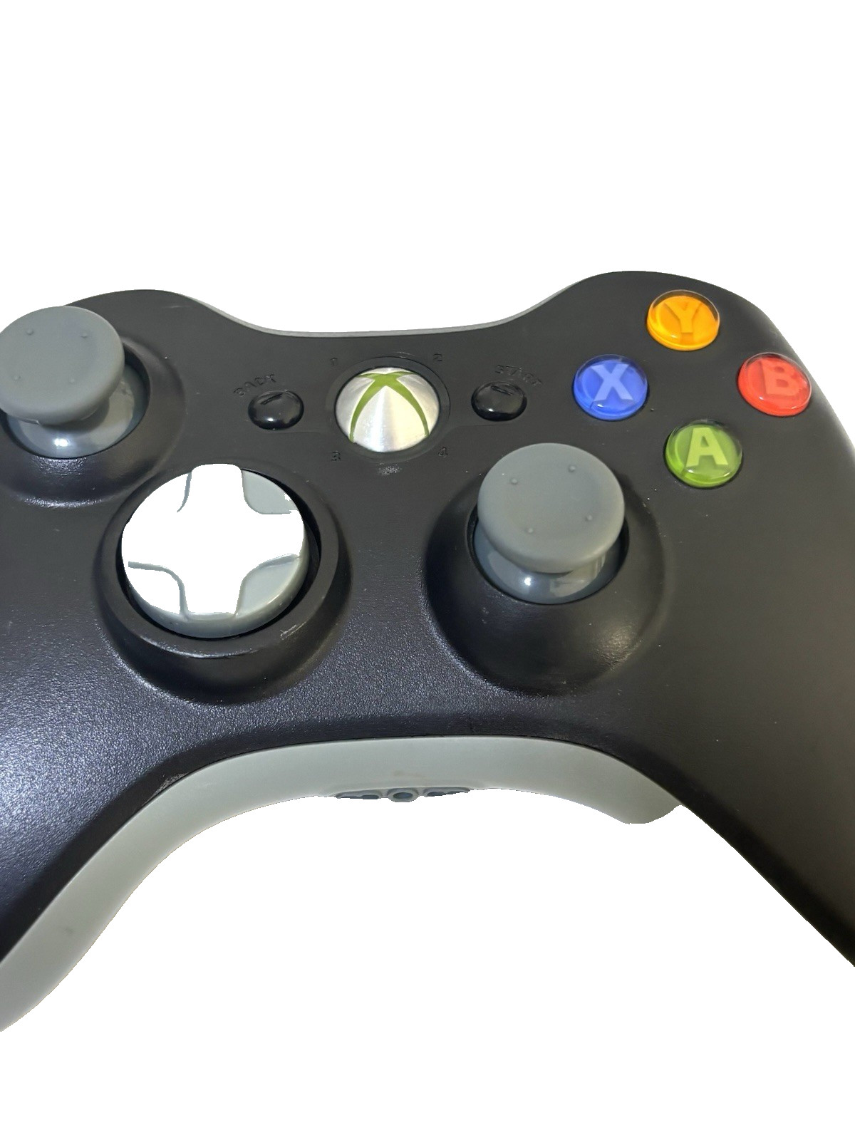 Official Microsoft Xbox 360 Wireless Controller Black Gray OEM Xbox 360