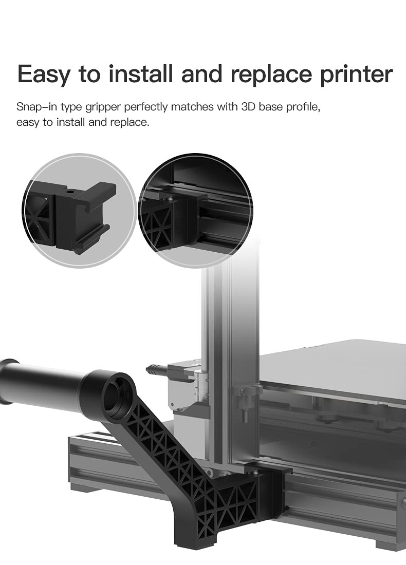 Original Upgrade Rotatable Filament Holder Mount Spool Bracket Black