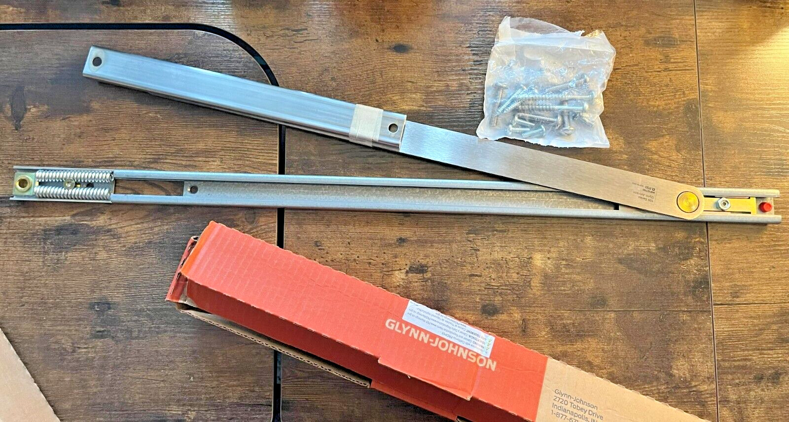 Glynn-Johnson Concealed Overhead Door Holder and Stop 105F ADJ