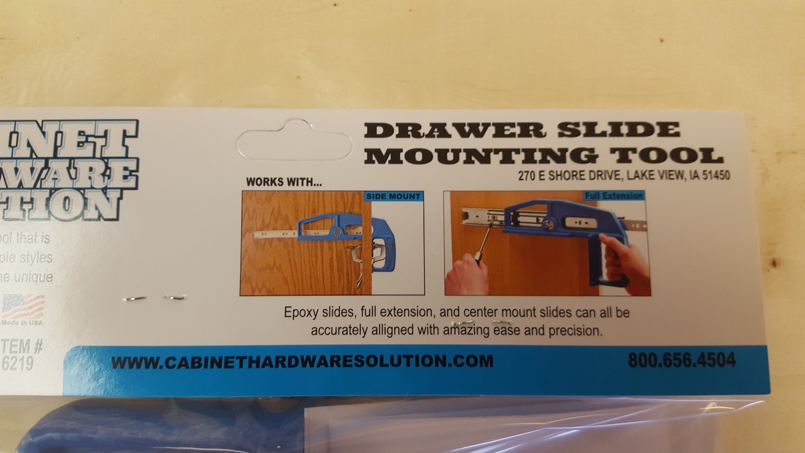 UNIVERSAL DRAWER SLIDE JIG PRO USA
