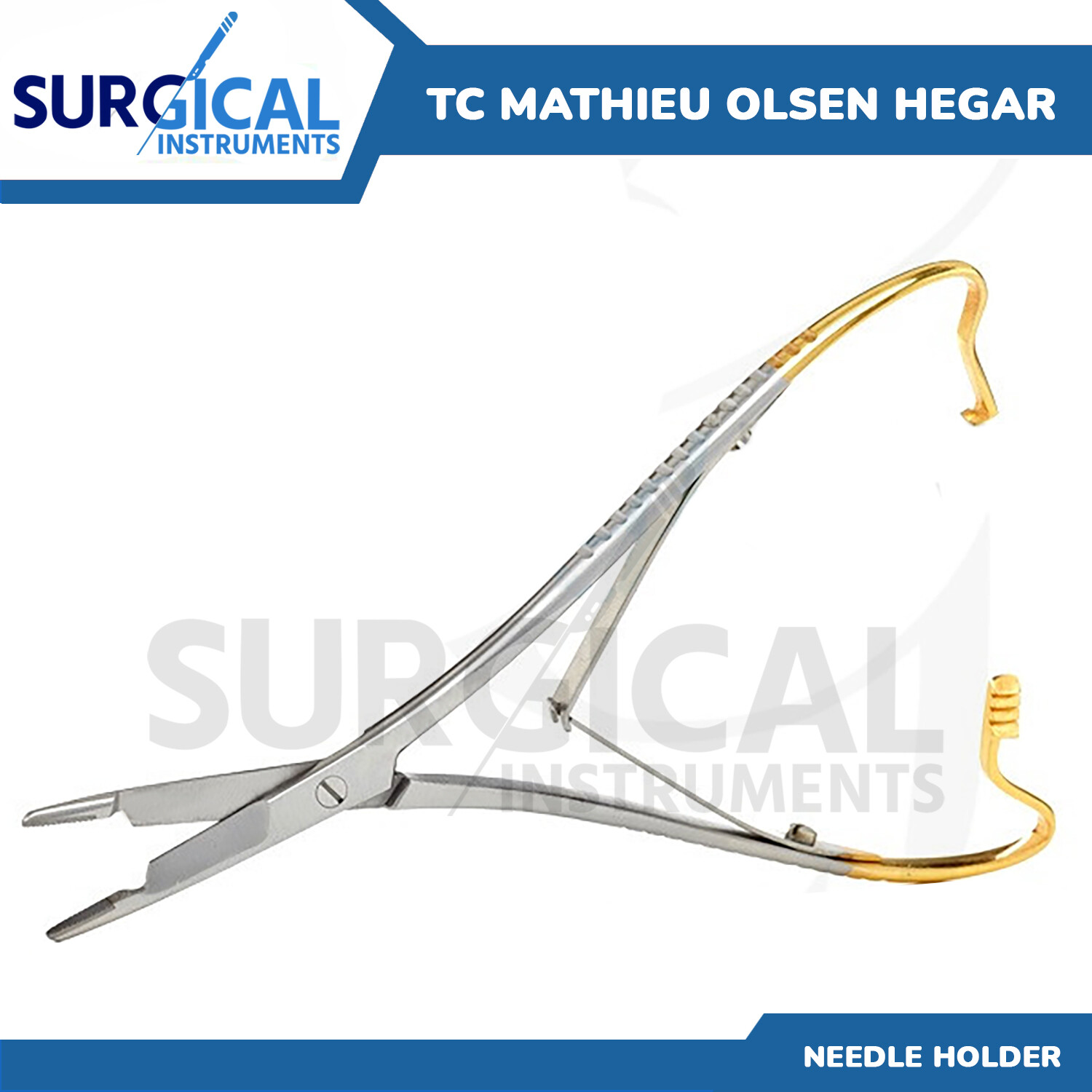 T/C Mathieu Olsen Hegar Needle Holder 5.50" Surgical Dental Instruments German G