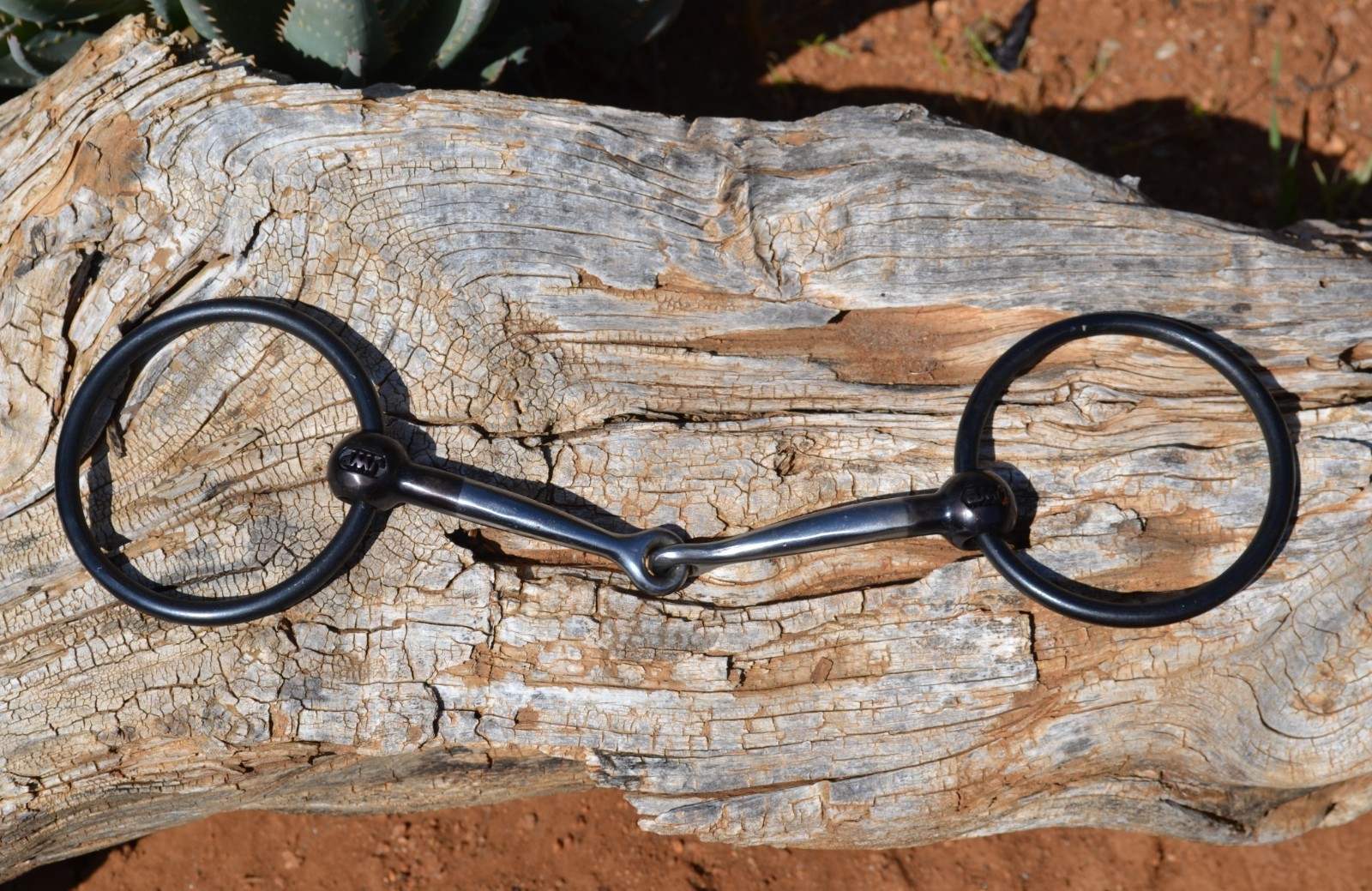 Jeremiah Watt - JWP Blued Loose Ring Snaffle Bit  - 5 1/4"
