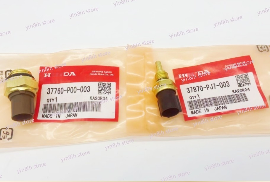 2PCS OEM Coolant Temperature Sensor Switch Kit For HONDA CR-V Civic ACURA NSX