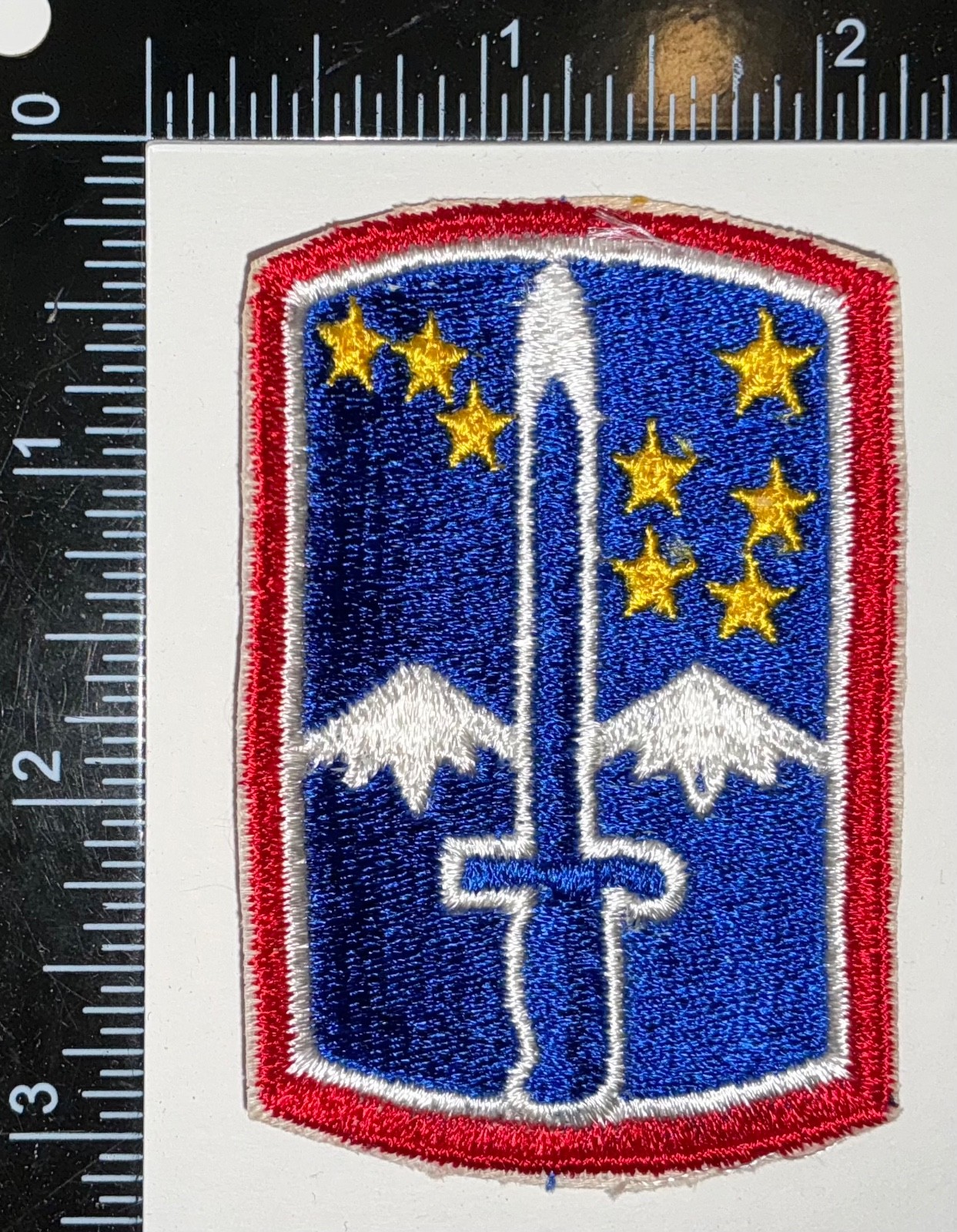 Vietnam War US Army 172nd Infantry Brigade Color CUT EDGE Patch