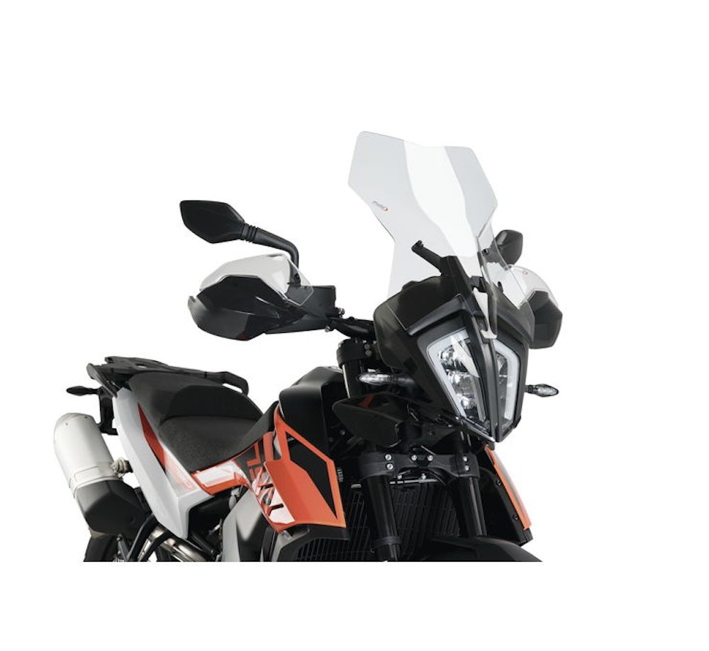 Puig Clear Touring Windscreen for 2019-2021 KTM 790 & 890 Adventure/R 3587W