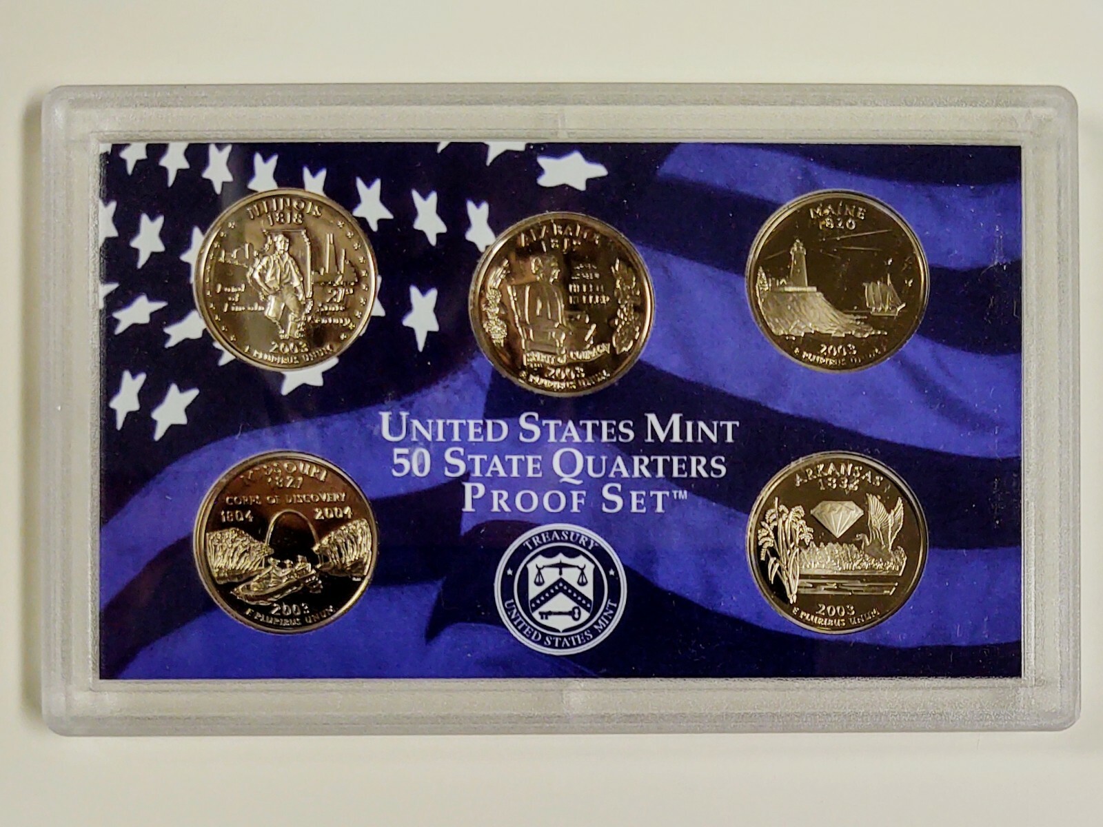 2003 S U.S. Mint Clad Proof Set (10 Coins)