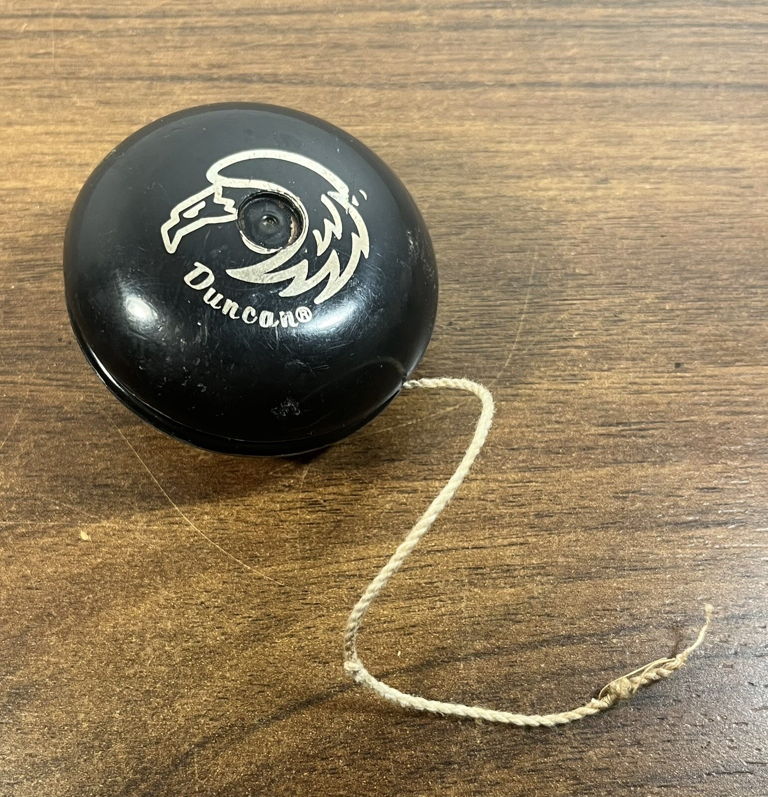 Vintage Duncan Yoyo 1980s Eagle w/ Jewel Eye Black Eagle Eye