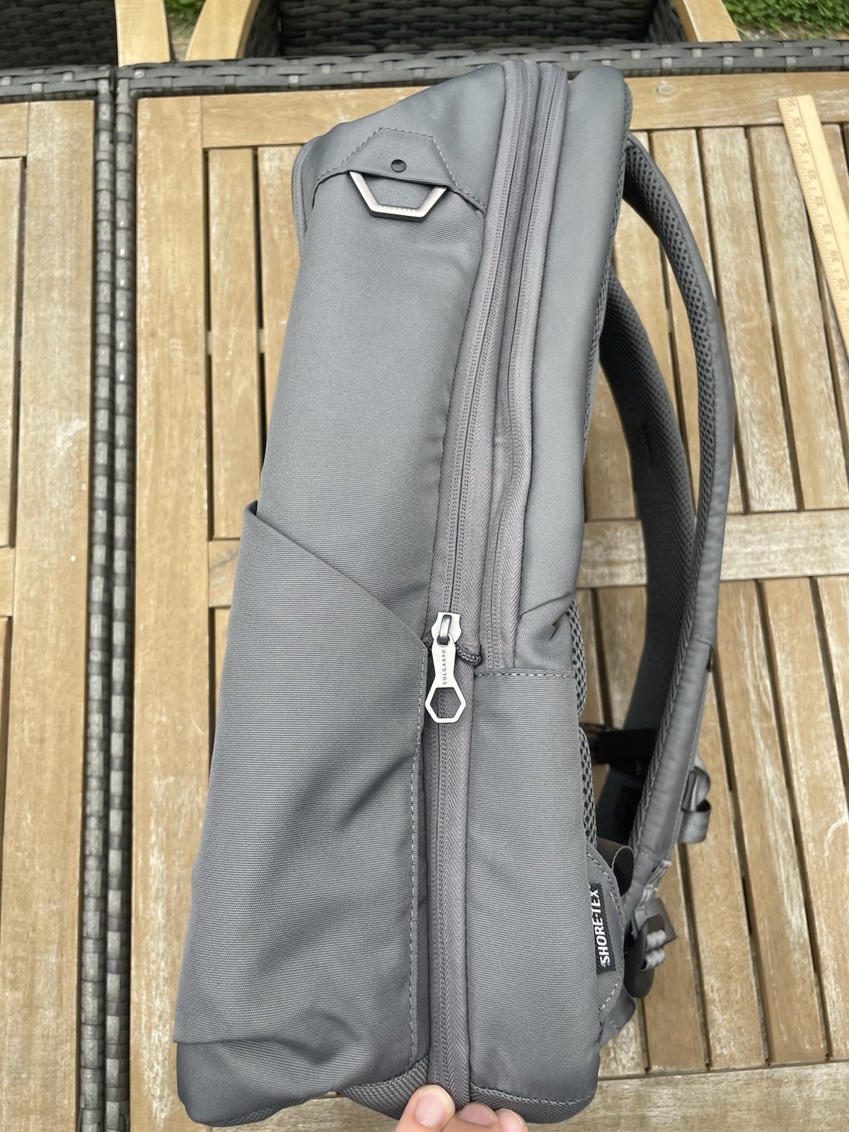 Solgaard Venture Backpack Gray Used Great Condition