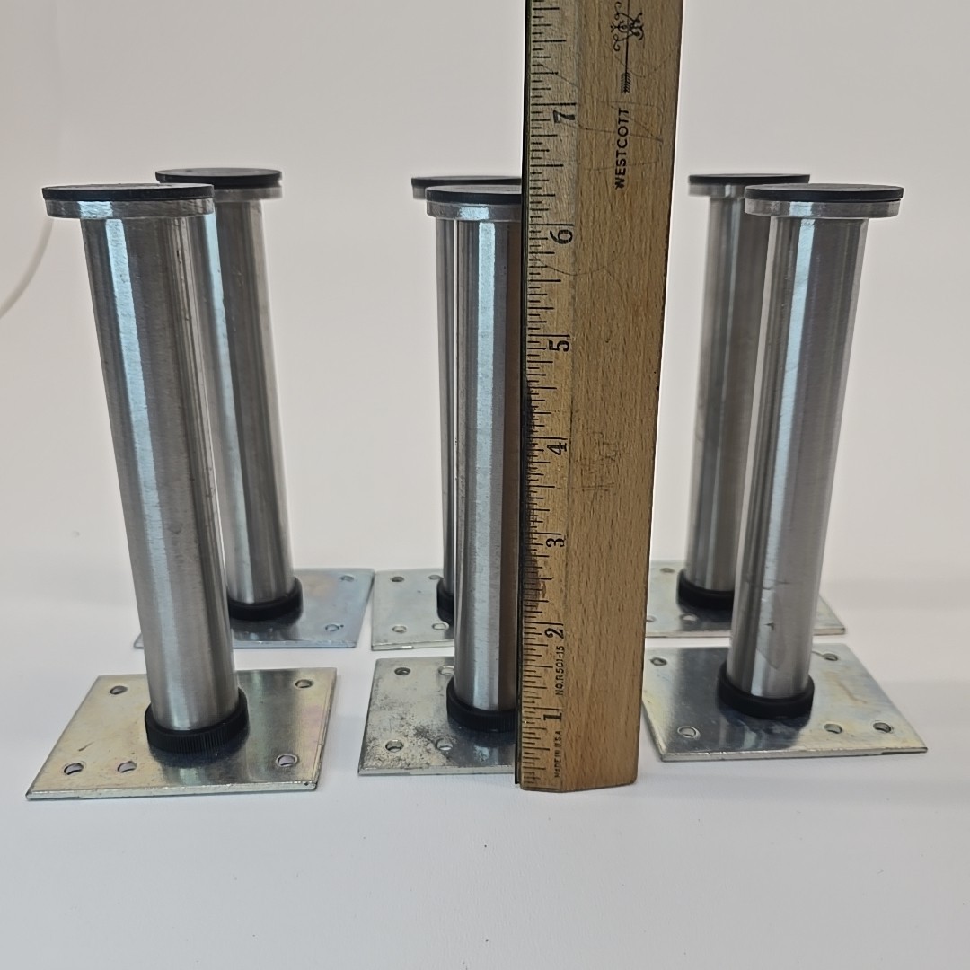 IKEA CAPITA 18612 Stainless Steel Legs Set 6-1/4" Warnhammar Lot Of 6 Risers