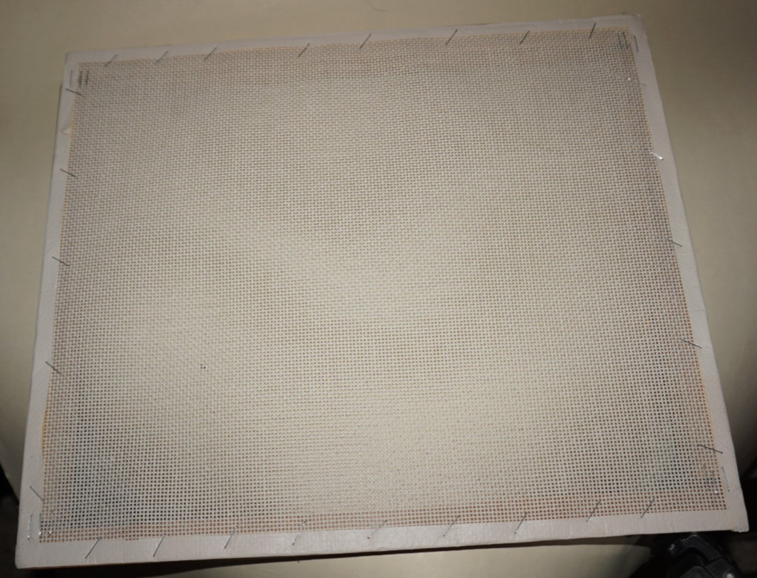 14" x 15" and 12" x 14", Unbranded, 14 Mesh, Cotton, Mounted, Needlepoint Canvas