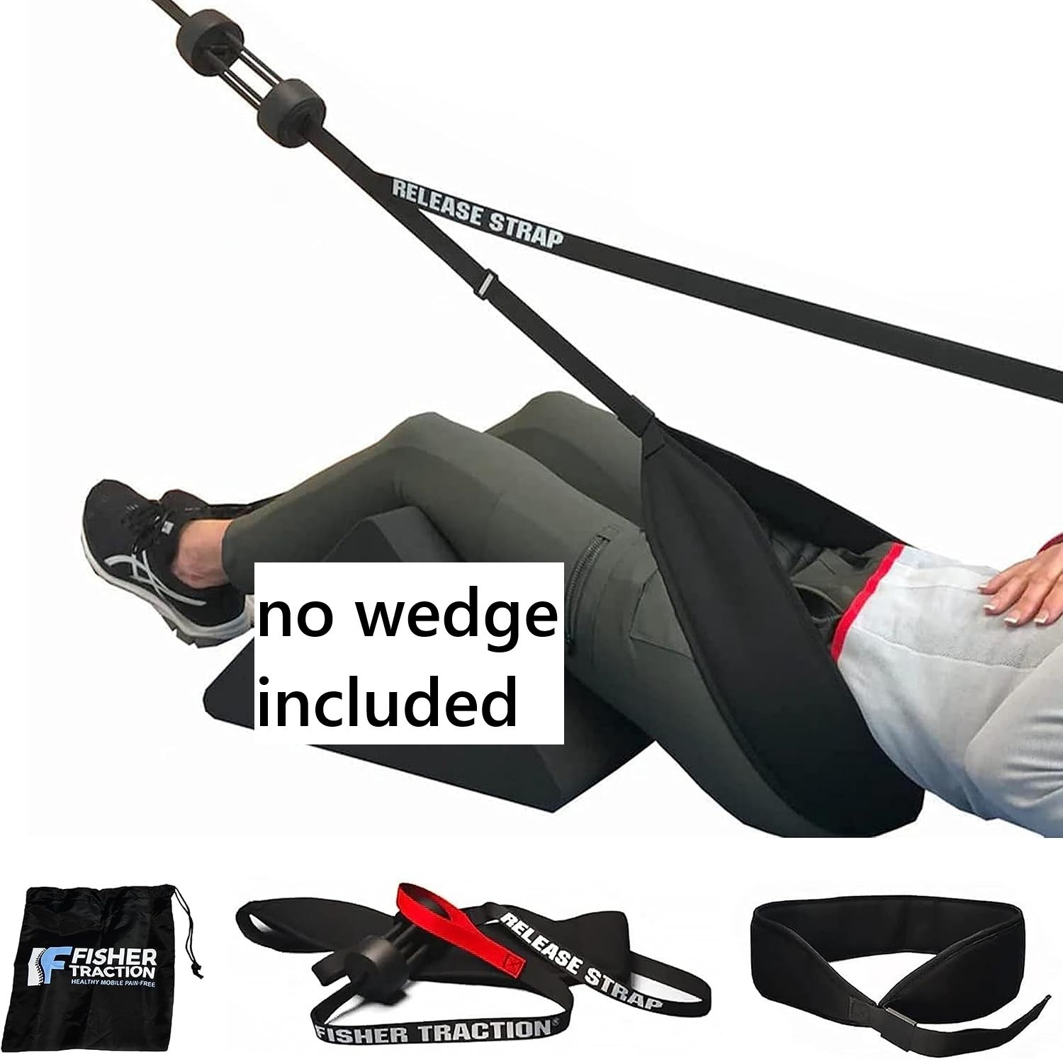 Fisher Traction Back Pain Relief Device Lumbar Traction Pinched Nerve Sciatica