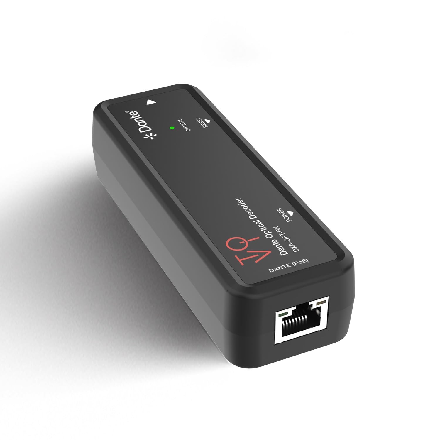 ToVi Dante Optical Decoder – 2CH Network Audio to TOSLINK, Receiver