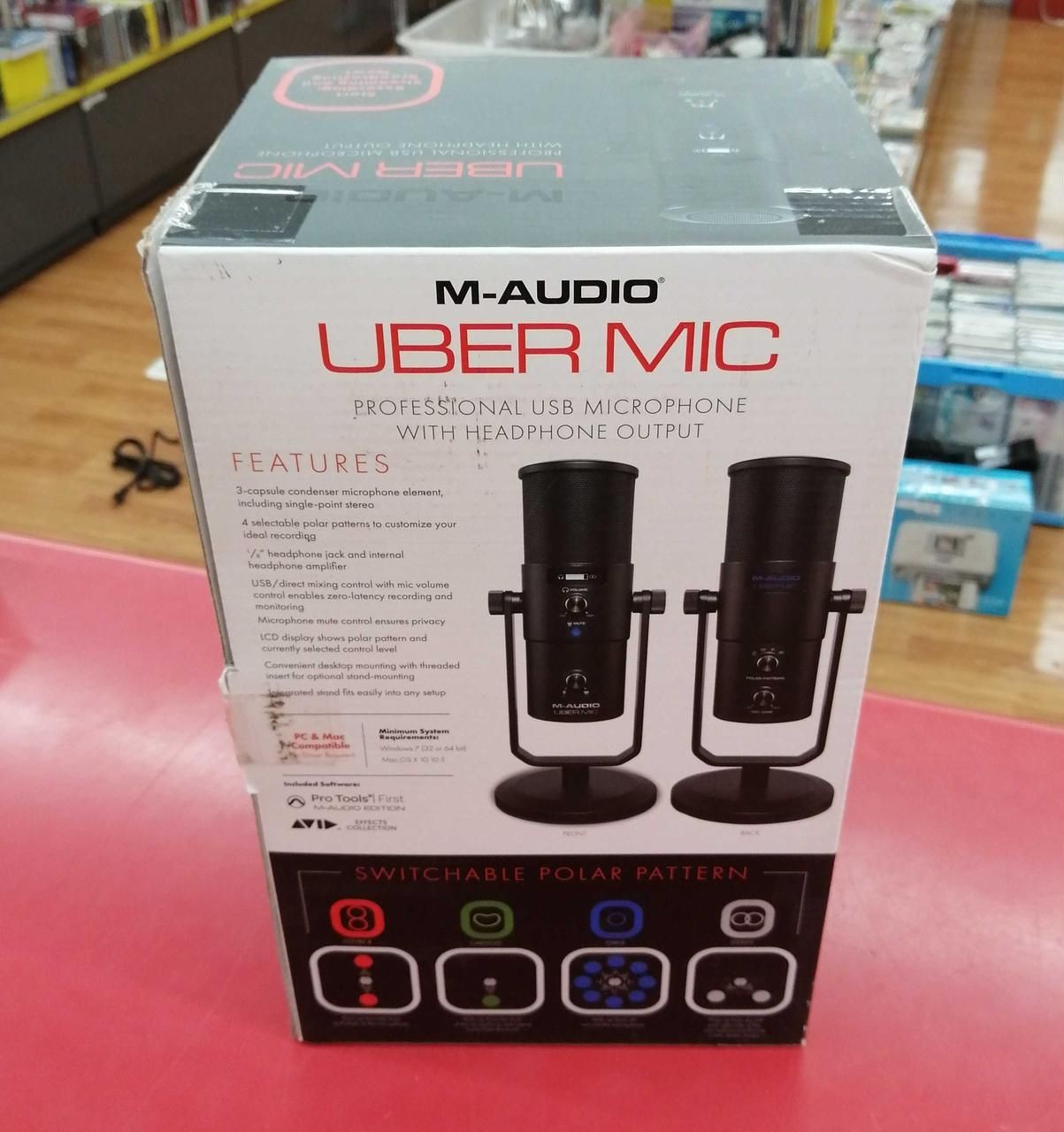 M-AUIDO Condenser Microphone UBER MIC Used
