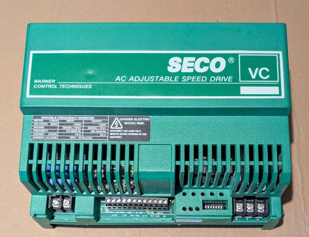 SECO,VC,AC ADJUSTABLE SPEED DRIVE NOS 5.5KW--3/4HP