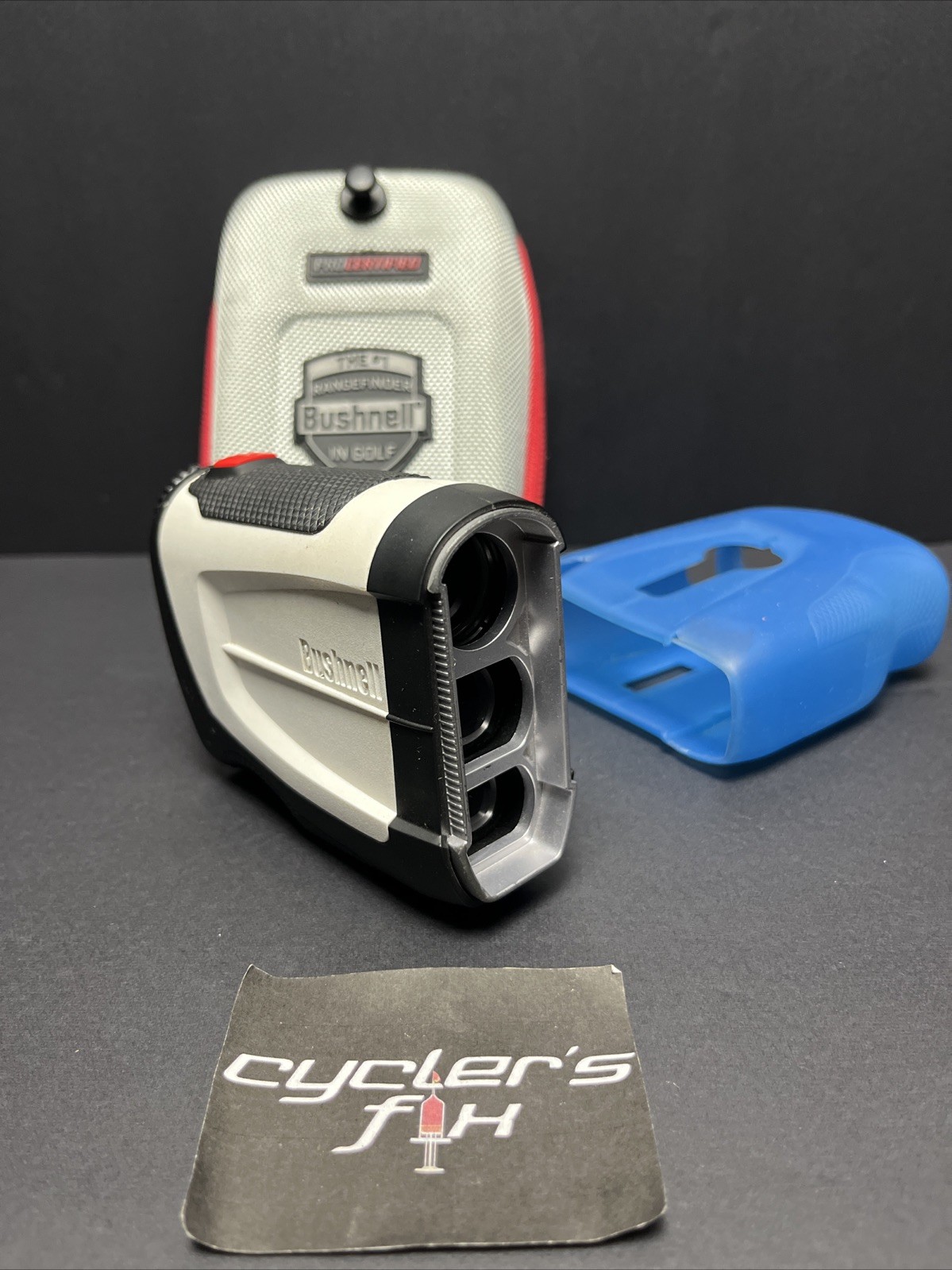 Bushnell Tour V4 Rangefinder Golf Laser Range Finder With Case & Grip Case Hunt