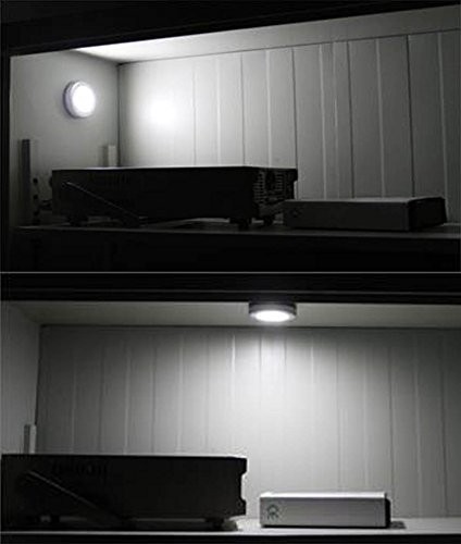 3 Pcs Motion Light Indoor, Magnetic Night Light Battery Powered Step Lights S...