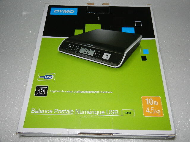 no warranty new DYMO Digital Postal Scale M10 10lbs4.5kg Black 10 lbs 4.5 kg