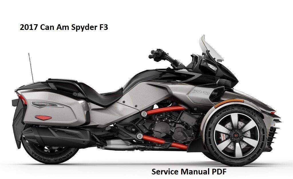 2017 CanAm Spyder F3 F3-T SM6 SE6 Limited Special Service Repair Manual CD