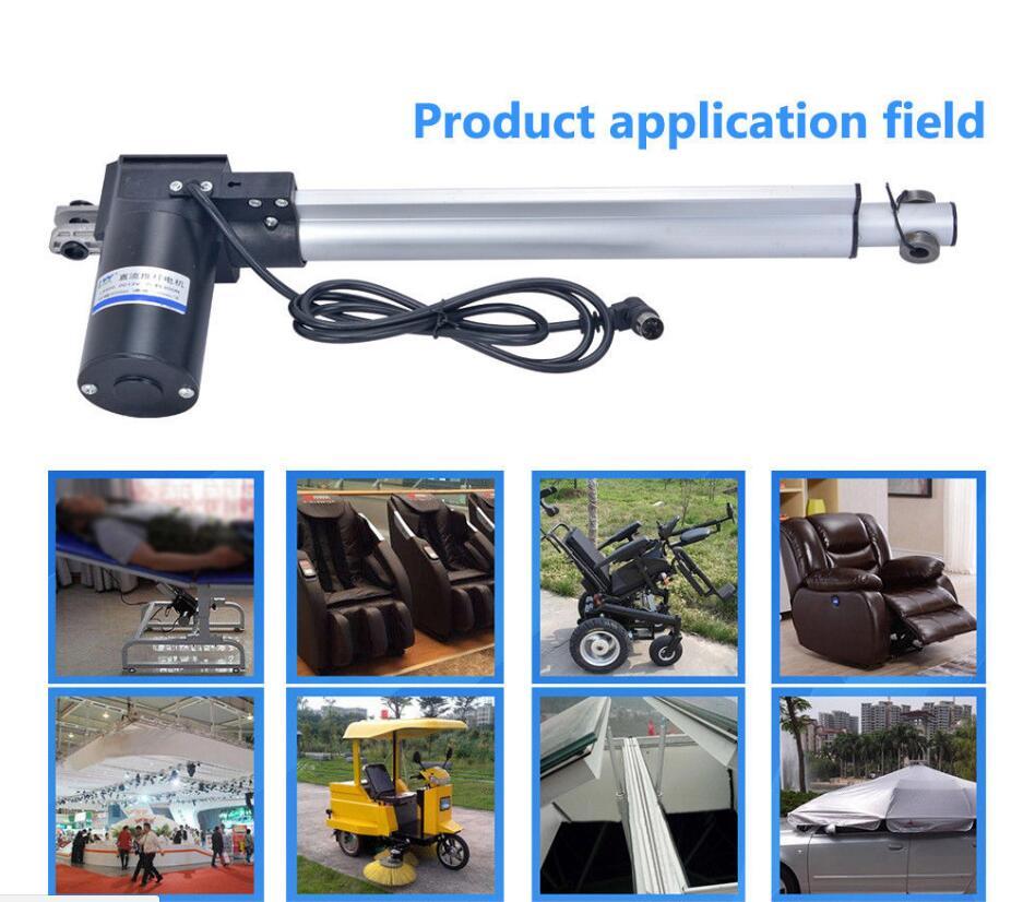 New 50~700mm Stroke linear actuator max 1320LBS(6000N) 12V/24V DC