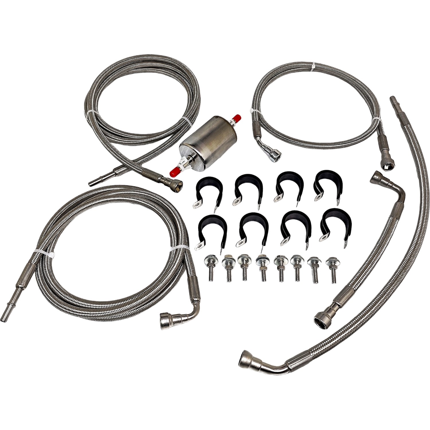 819-823 Flexible Stainless Steel Braided Fuel Line Fit GMC Yukon XL 1500 2002-04