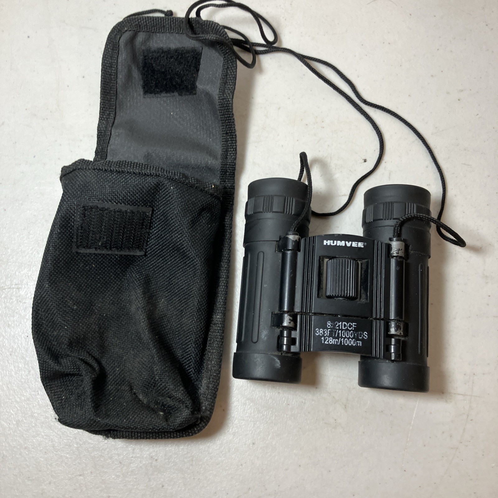 Humvee 8x25DCF 128M / 1000M Portable Compact Pocket Binoculars with Case
