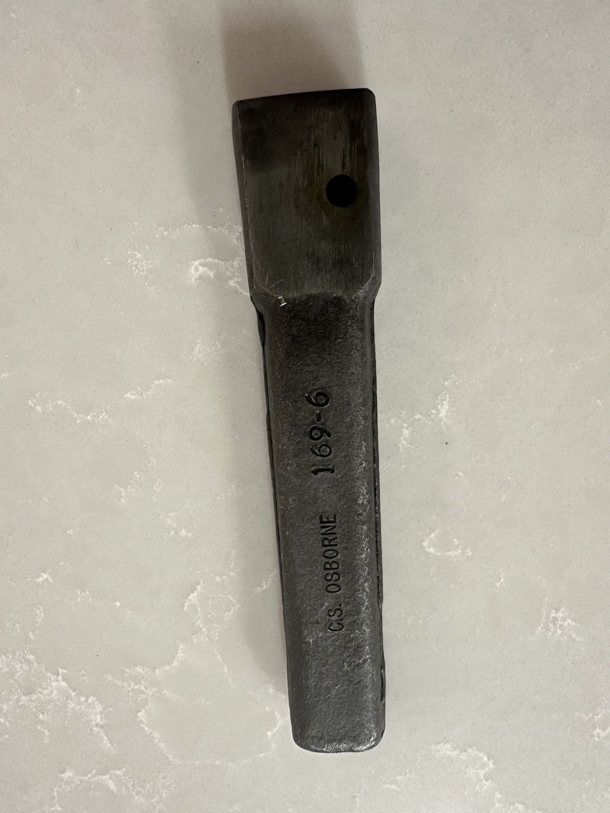 Vintage C.S. Osborne 169-6 Rivet Setter Forged Steel Leather Tool USA