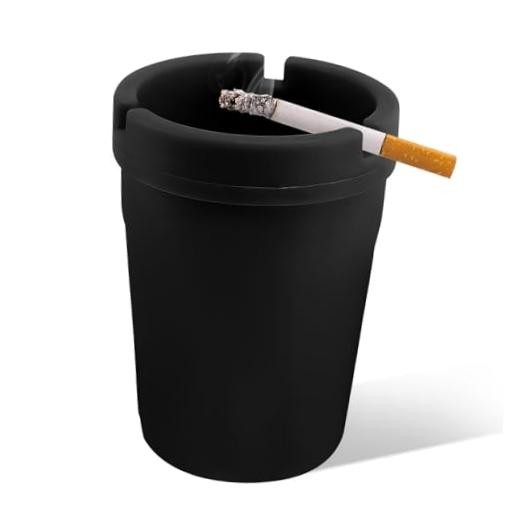 Car Ashtray, Smellproof Auto Cigarette Trash Can Self-Extinguishing Cup Holder
