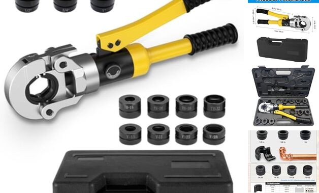 Plumbing Hydraulic Crimping Tools, Pro Press Copper Pipe Crimper Tool, YQK-1632