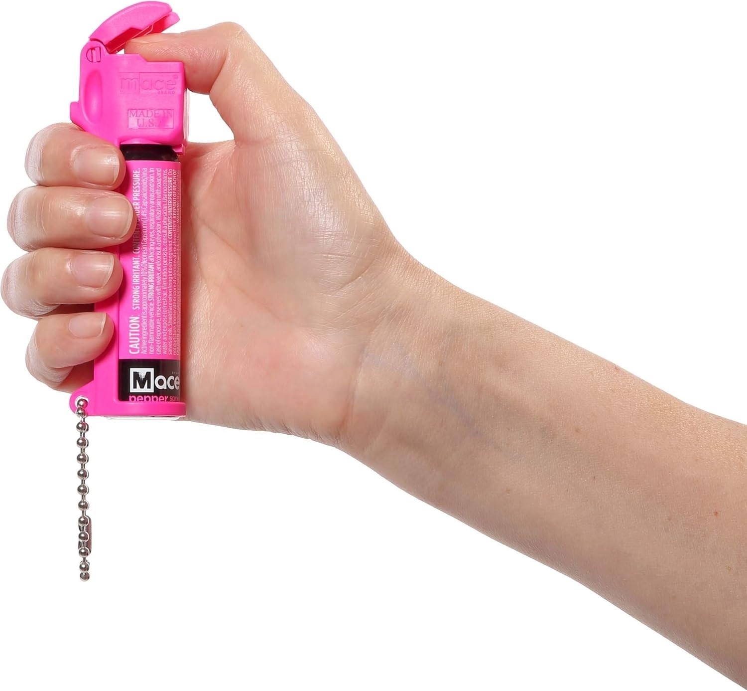 Mace Brand Personal Model Pepper Spray w/ UV Dye, Grip Trigger, Safety Flip