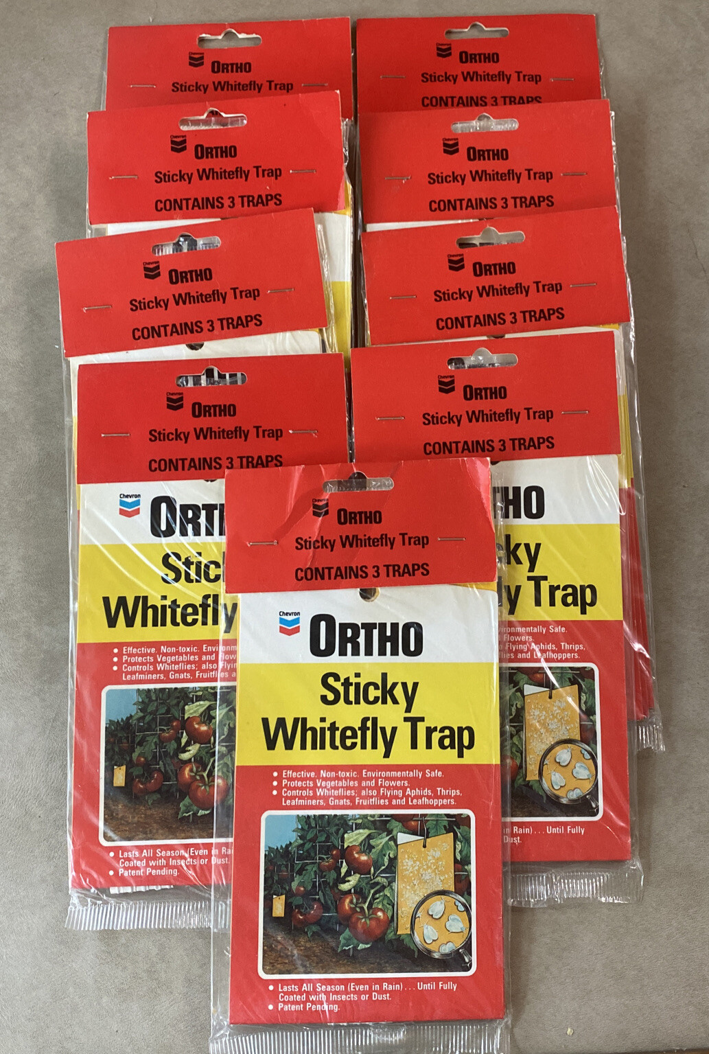 VTG Ortho Sticky Aphids Whitefly Gnats traps sealed NOS Lot Of 9 27 traps total
