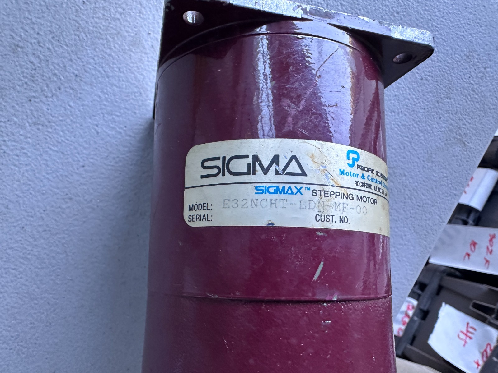 Sigma Sigmax Stepping Motor E32NCHT-LDN-MF-00