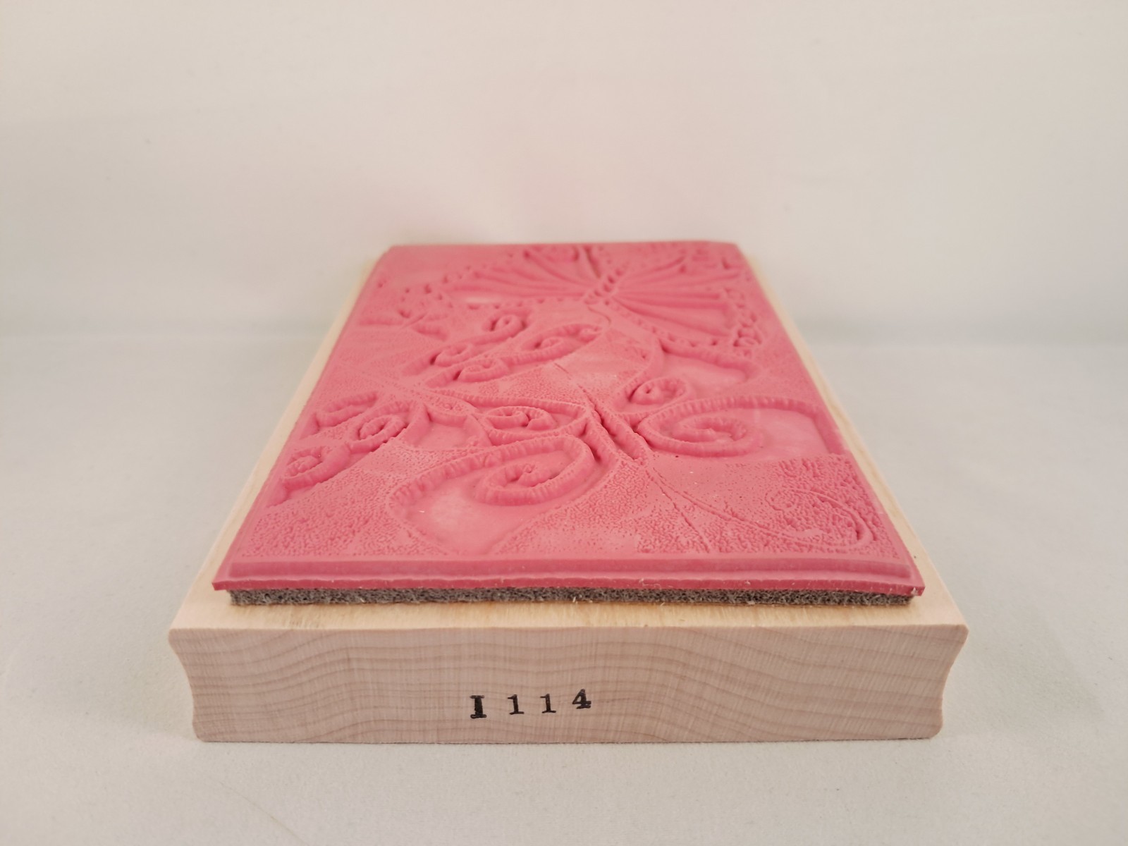 Outlines Butterfly Rubber Stamp Brand New