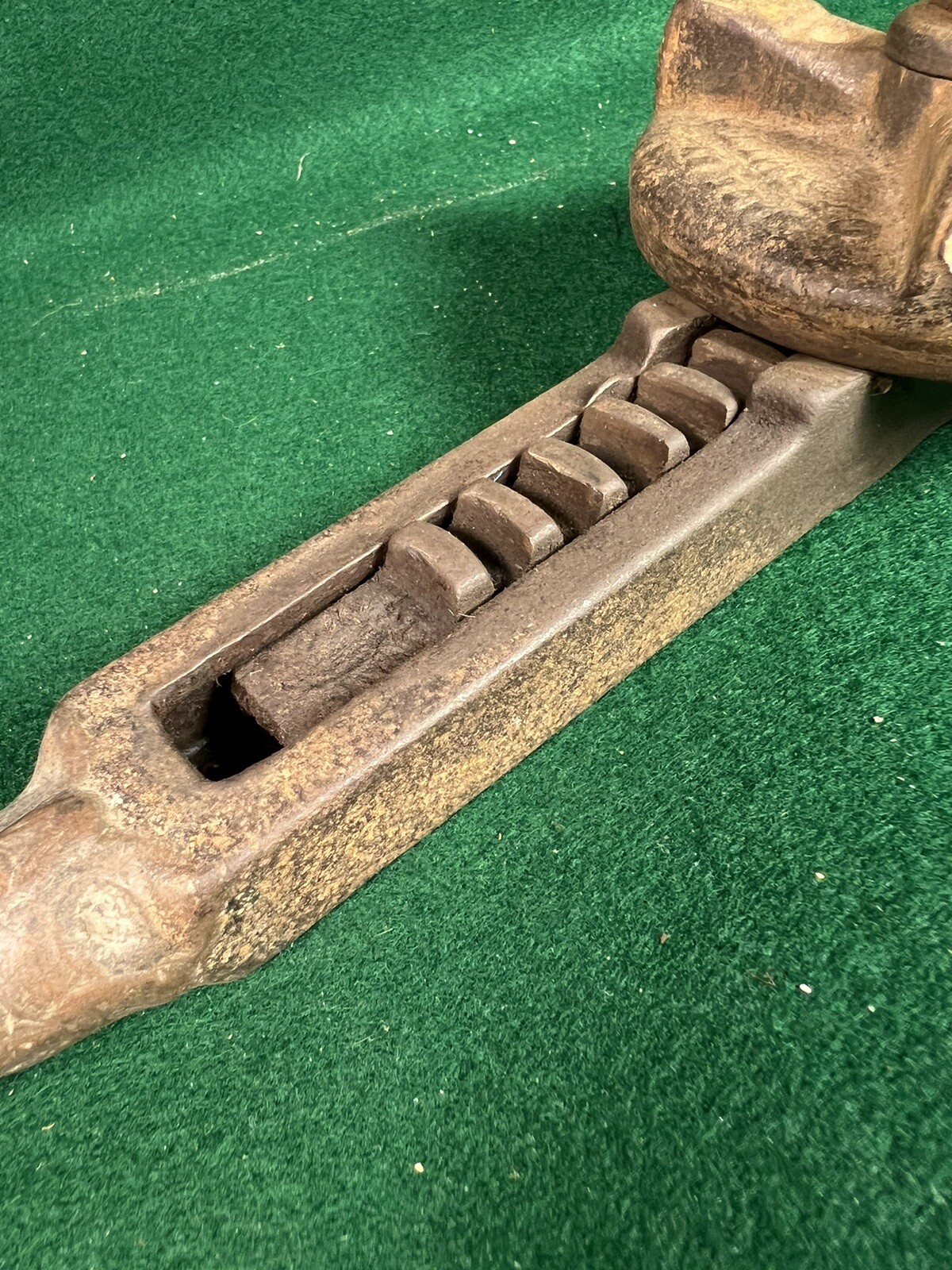Rare Antique O.F. Smith Push Pull Tool Moline Illinois