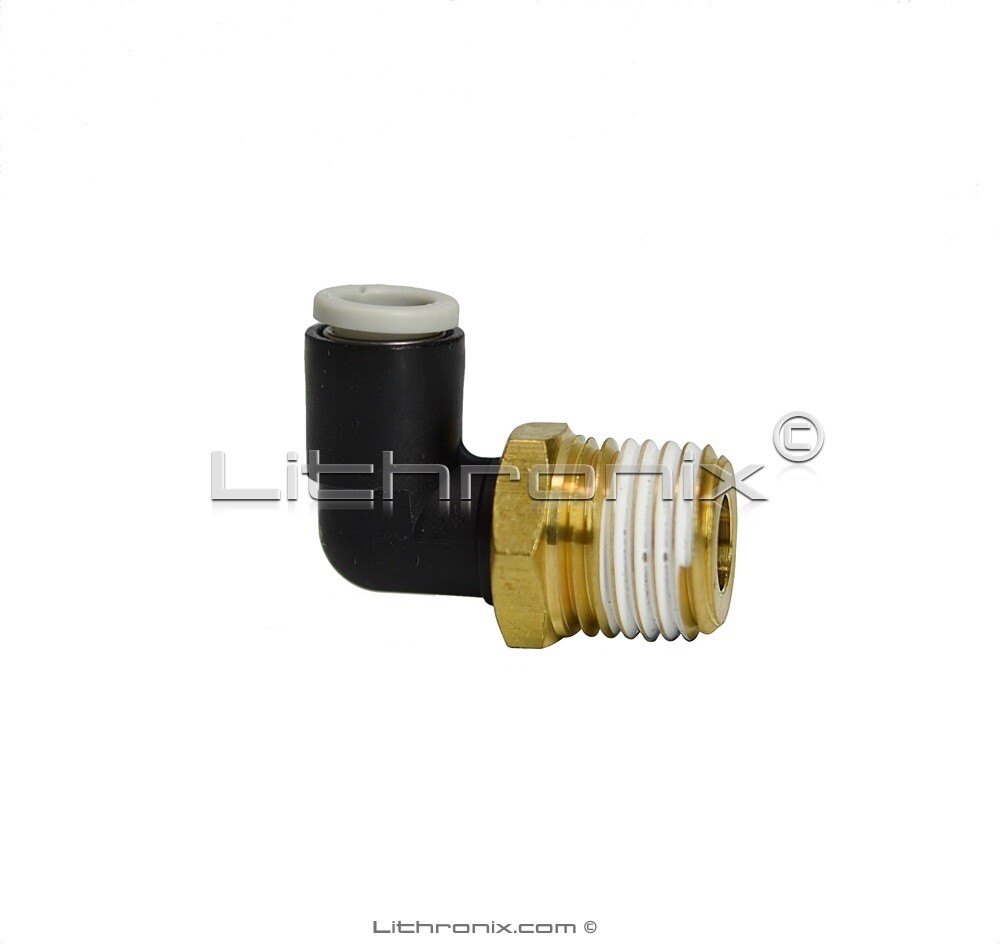 Union Elbow KQ2L06-02AS-X35, Komori Part No. 3Z1-8200-44I (3Z1820044I), Japan
