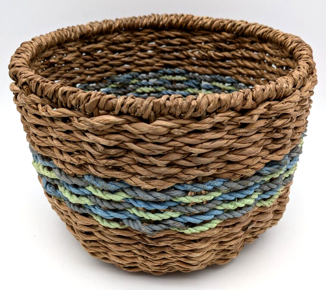 Brown Woven Rattan Basket Home Decor