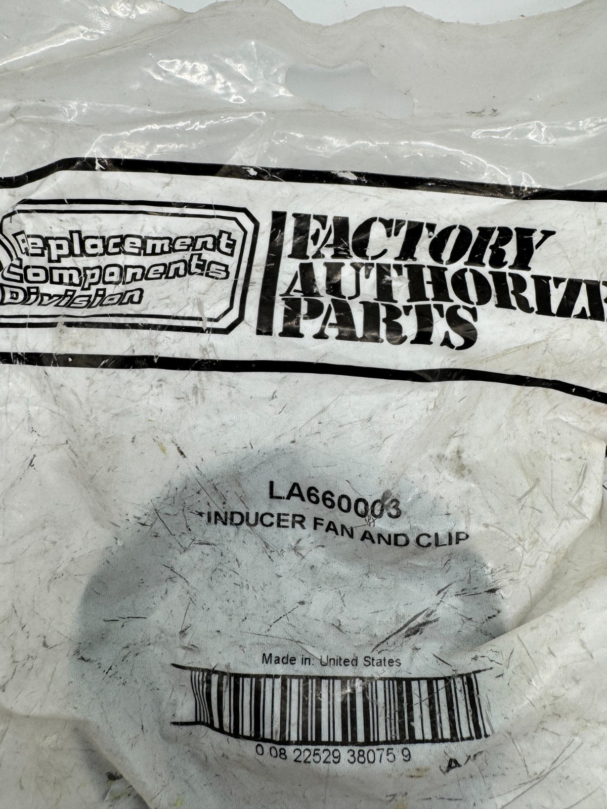 Carrier Hvac LA660003- Genuine OEM Replacement Part **BB4**