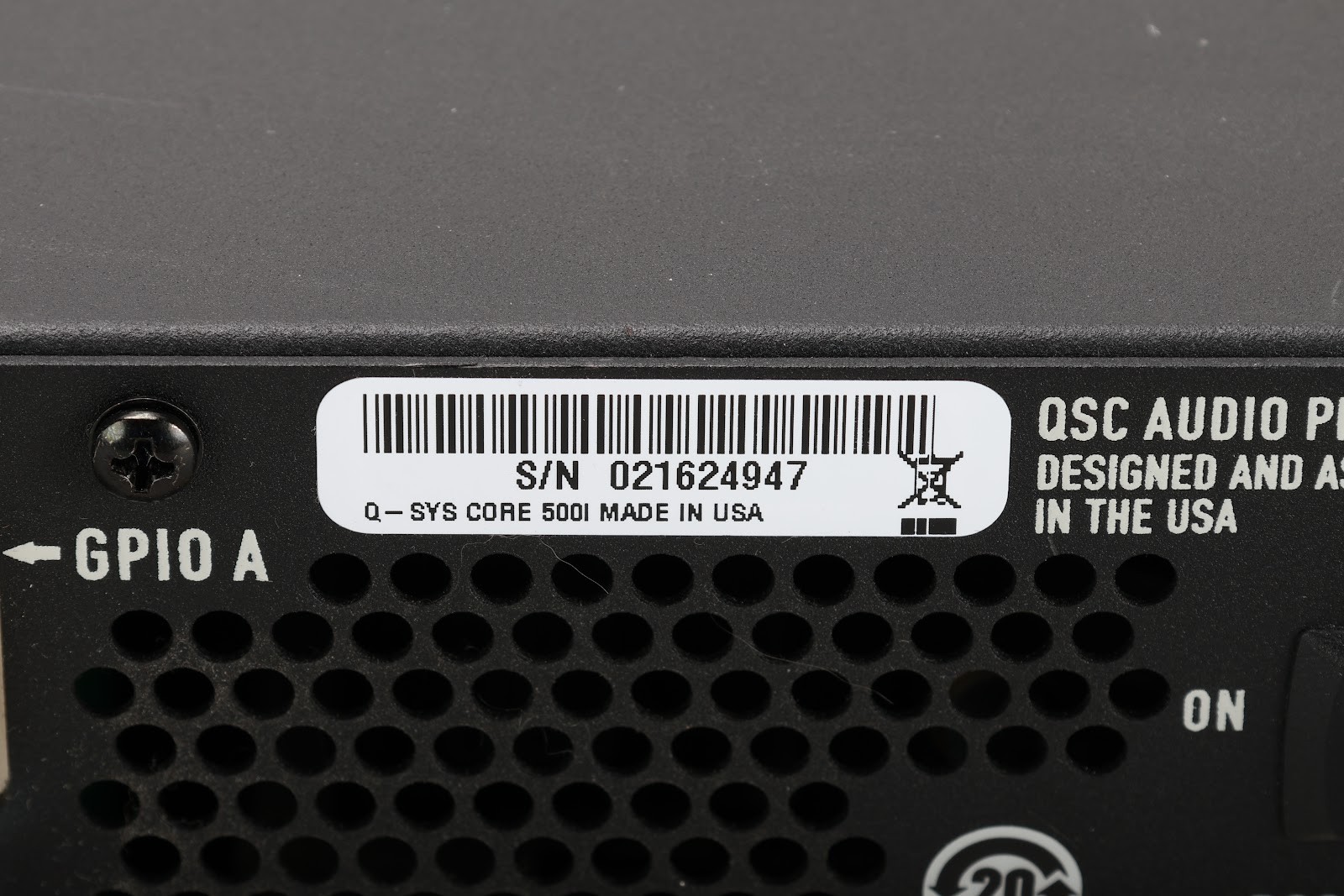 QSC Q-SYS Core 500i Integrated System Processor With Q-SYS CDN64 & Q-SYS CAES4