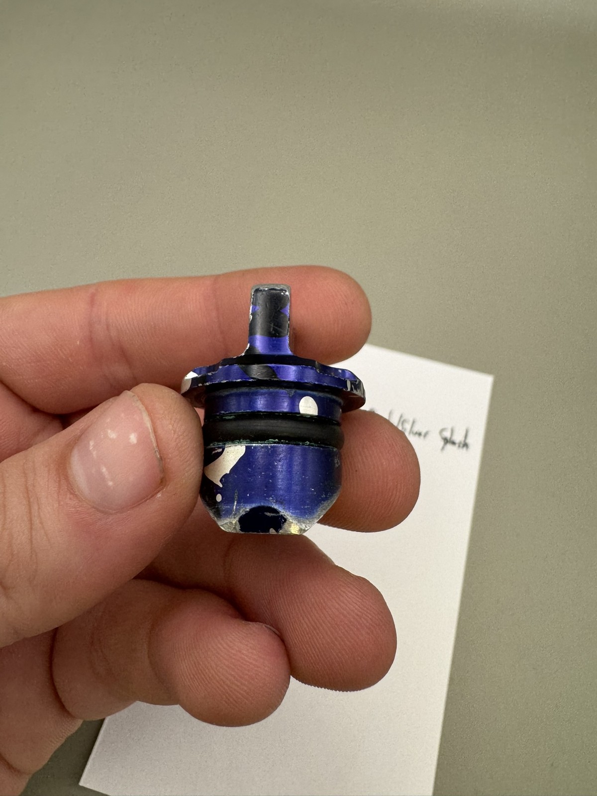 AGD Automag Power Feed Plug - Purple/Silver Splash