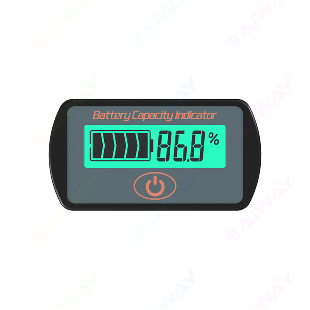 Battery Capacity Indicator SOC Combo Meter Lead Acid 12V24V36V48V lithium Li-ion