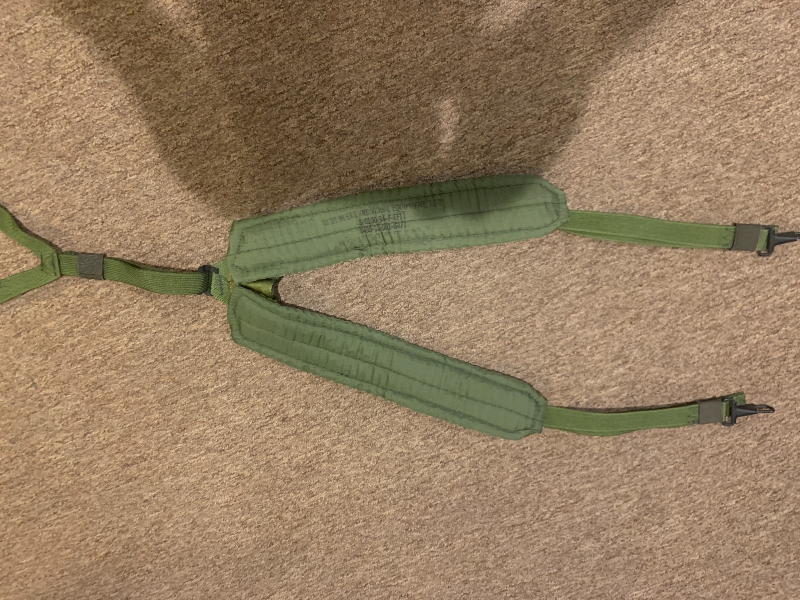 U.S. Army LC2 Combat Suspenders 1990's